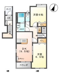 アメニティハウス上冨居の物件間取画像